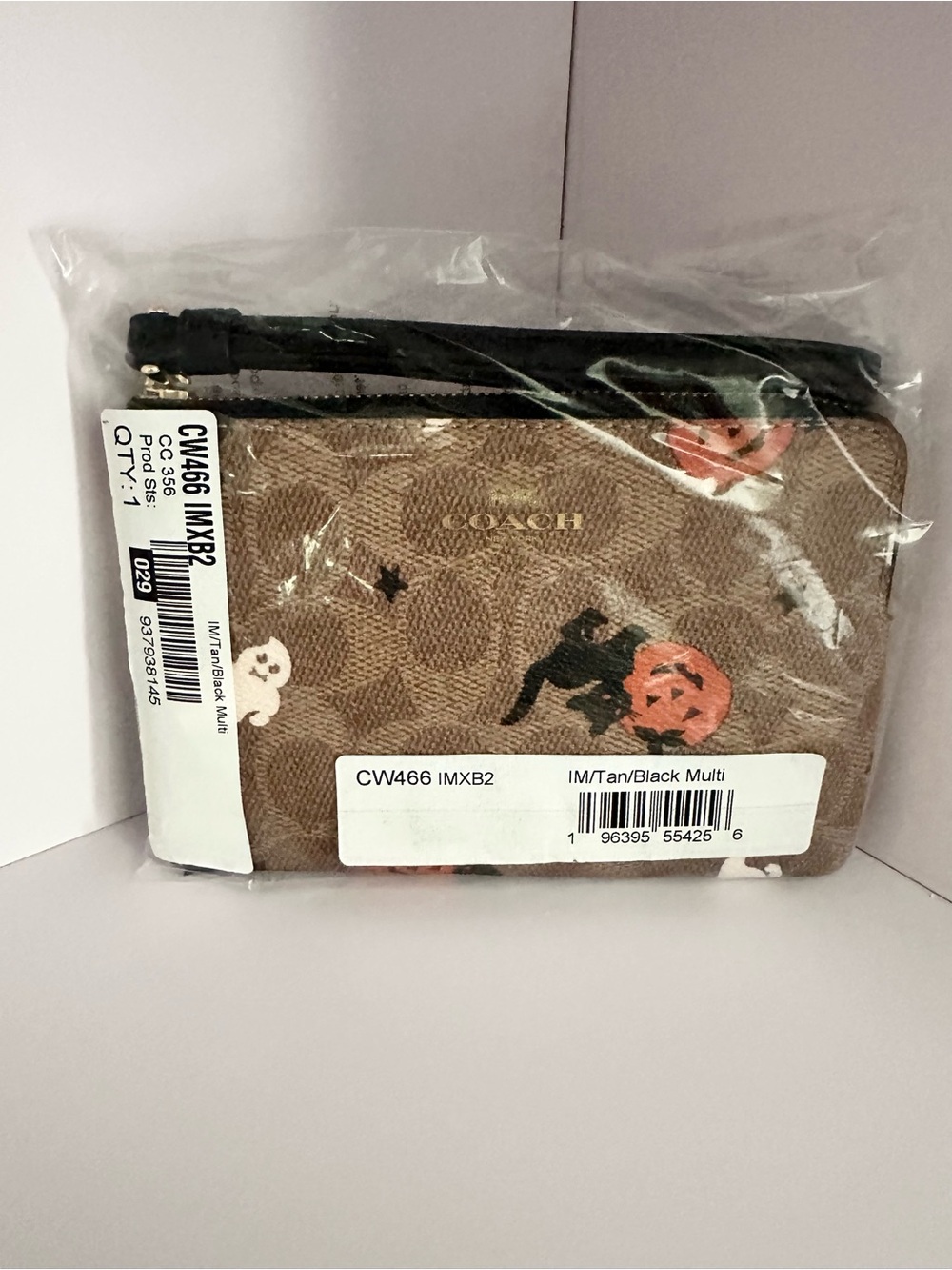 New~ COACH Halloween Print Wristlet/ Wallet (Rare!)